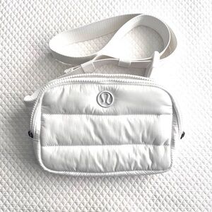 White Quilted Crossbody Bag